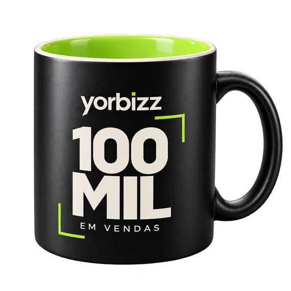 Caneca Yorbizz de R$ 100 mil em vendas